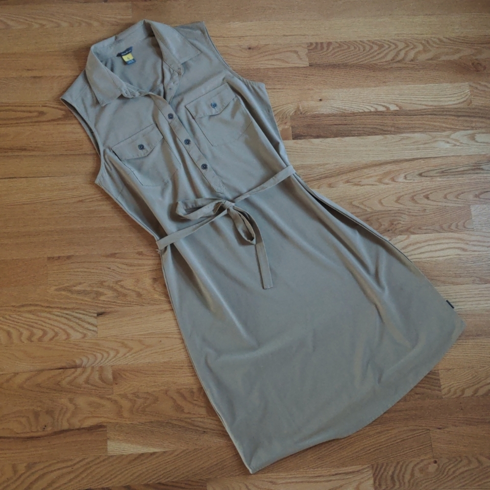 Eddie Bauer S collared dress